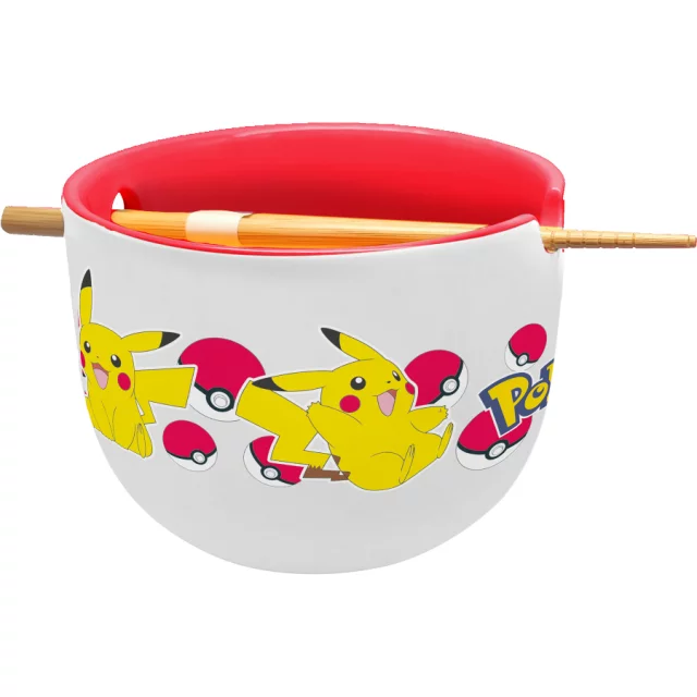 Dárkový set Pokémon - Pikachu (miska na ramen a hůlky)