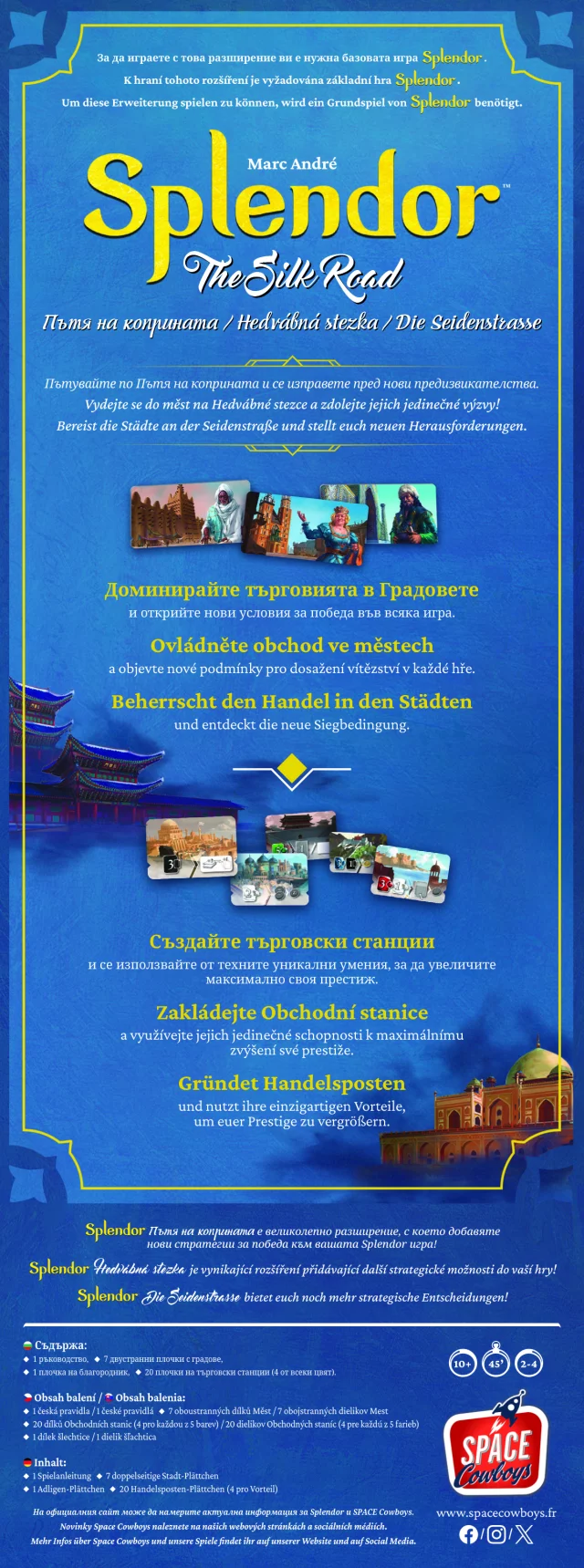 Desková hra Splendor - Hedvábná stezka