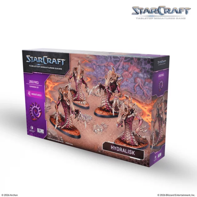 Desková hra StarCraft - Tabletop Miniature Game - Hydralisk - Expansion Set (4 figurky)