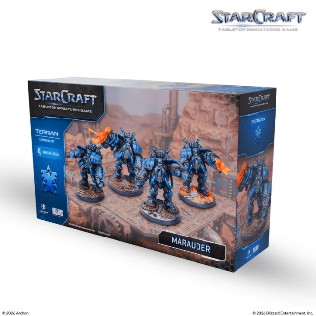 Desková hra StarCraft - Tabletop Miniature Game - Marauder - Expansion Set (4 figurky)