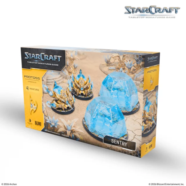Desková hra StarCraft - Tabletop Miniature Game - Sentry - Expansion Set (4 figurky)