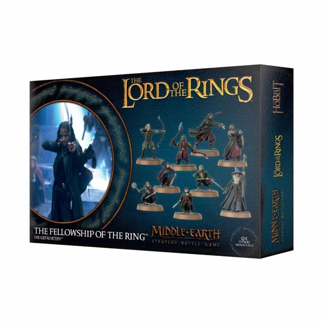 Desková hra The Lord of the Rings - Middle-Earth Strategy Battle Game - The Fellowship of the Ring (9 figurek)