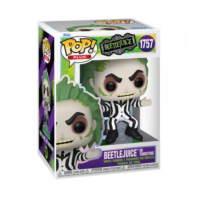 Figurka Beetlejuice Beetlejuice - Beetlejuice on Tombstone (Funko POP! Plus 1757)