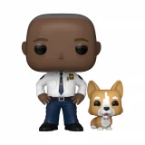 Figurka Brooklyn Nine-Nine - Captain Raymond Holt and Cheddar (Funko POP! Television 1626)