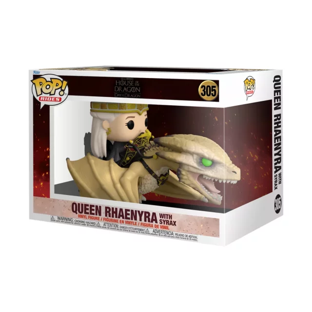 Figurka Game of Thrones: House of the Dragon - Queen Rhaenyra with Syrax (Funko POP! Rides 305)