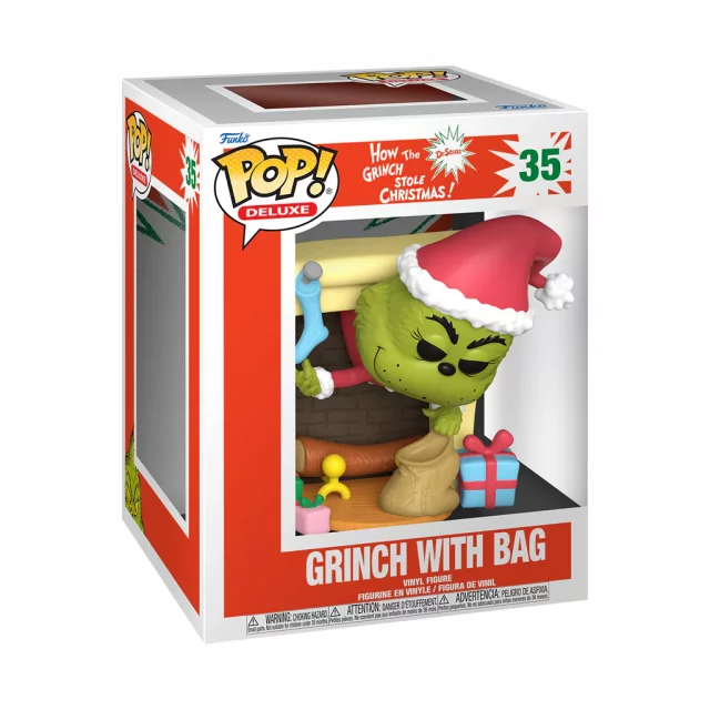 Figurka Grinch - Grinch! With a Bag (Funko POP! Deluxe 35)