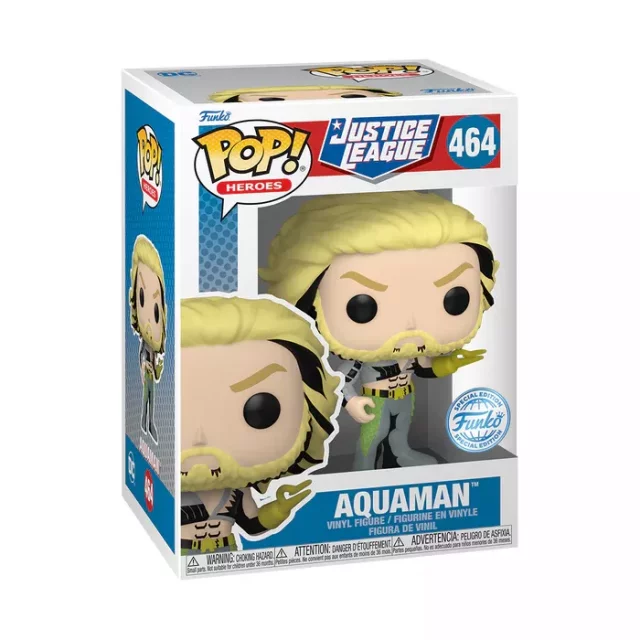 Figurka Justice League - Aquaman (Funko POP! Heroes 464) (poškozený obal)