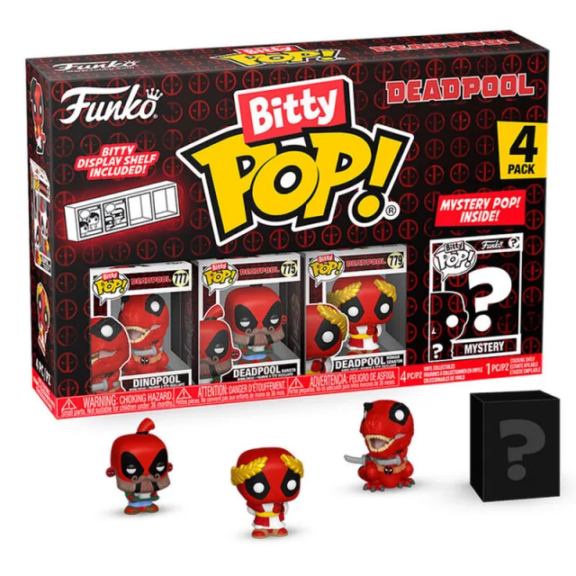 Figurka Marvel - Deadpool Dinopool 4-pack (Funko Bitty POP)