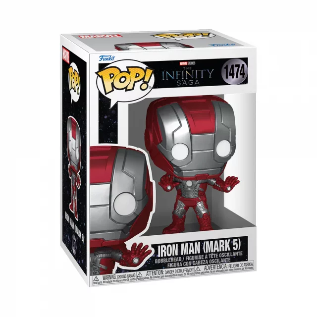 Figurka Marvel: The Infinity Saga - Iron Man (Mark 5) (Funko POP! Marvel 1474)