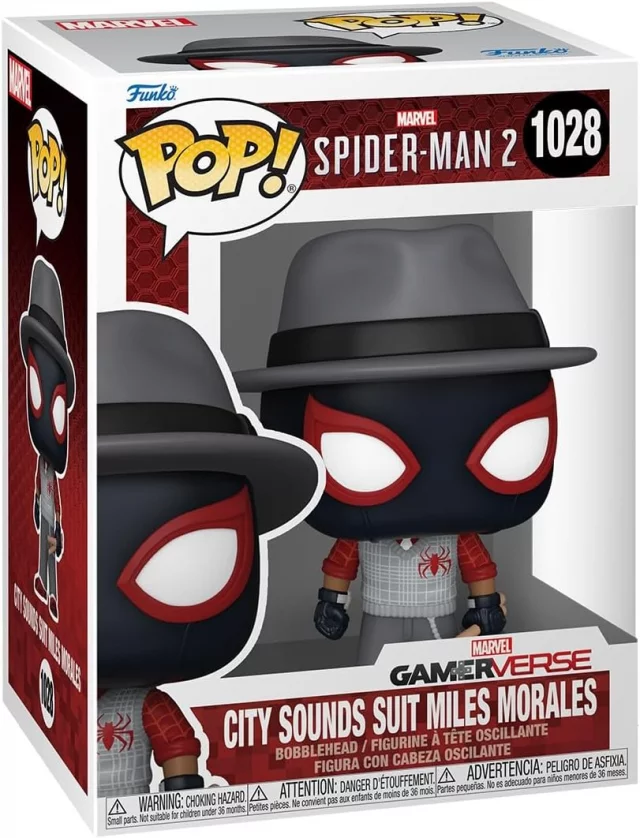 Figurka Spider-Man 2 - City Sounds Suit Miles Morales (Funko POP! Games 1028)