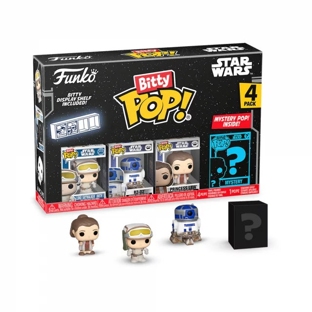 Figurka Star Wars - Luke Skywalker (Hoth) Series 3 4-pack (Funko Bitty POP)