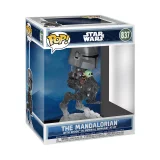 Figurka Star Wars - The Mandalorian with Grogu in Imperial Remnant AT-RT (Funko POP! Rides 837)