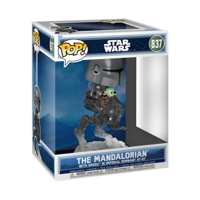 Figurka Star Wars - The Mandalorian with Grogu in Imperial Remnant AT-RT (Funko POP! Rides 837)