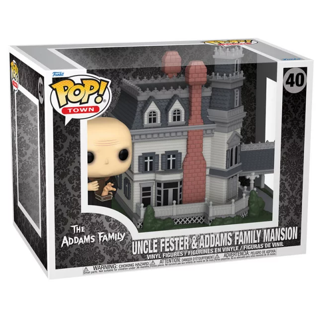 Figurka The Addams Family - Uncle Fester & Addams Family Mansion (Funko POP! Town 40)