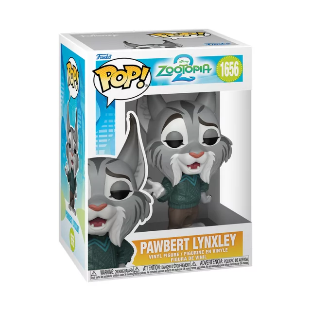 Figurka Zootopia 2 - Pawbert Lynxley (Funko POP! Disney 1656)