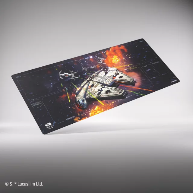 Herní podložka Gamegenic - Star Wars: Unlimited XTRA-WIDE Millennium Falcon