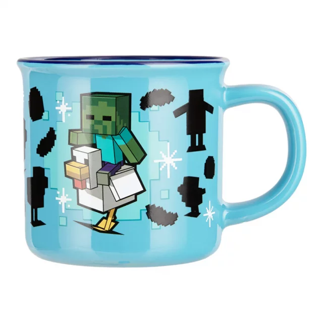 Hrnek Minecraft - Chicken Jockey (měnící se)