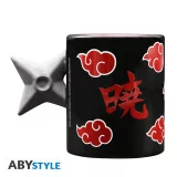 Hrnek Naruto Shippuden - Akatsuki Shuriken 3D