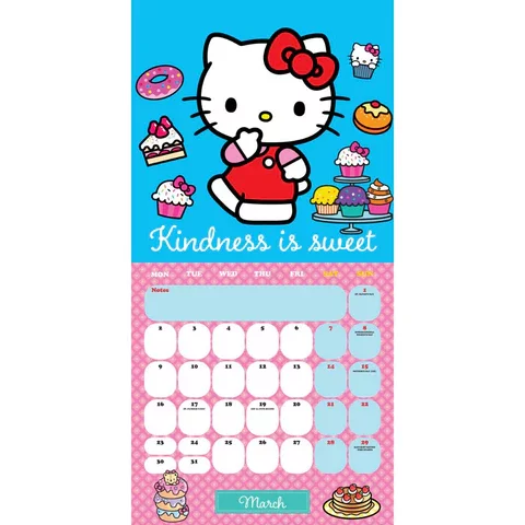 Kalendář Hello Kitty 2026