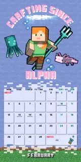 Kalendář Minecraft 2024