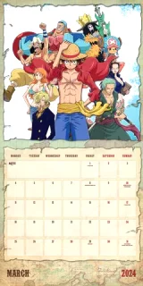 Kalendář One Piece 2024