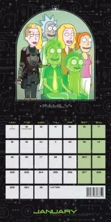Kalendář Rick & Morty 2024