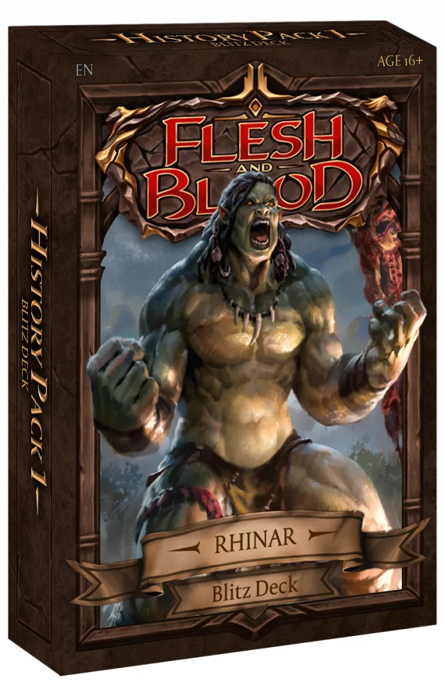 Karetní hra Flesh and Blood TCG: History Pack 1 - Rhinar Blitz Deck