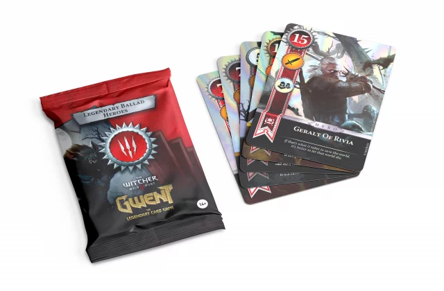 Karetní hra Gwent - Ballads Legendary Foil Cards - Monsters (10 karet) ENG
