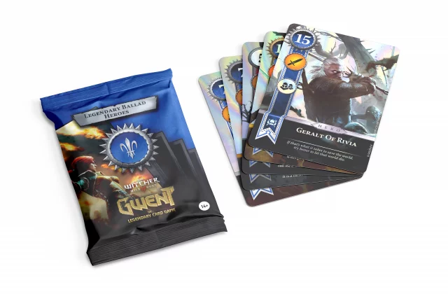 Karetní hra Gwent - Ballads Legendary Foil Cards - Northern Realms (10 karet) ENG