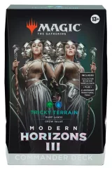 Karetní hra Magic: The Gathering Modern Horizons 3 - Tricky Terrain Commander Deck