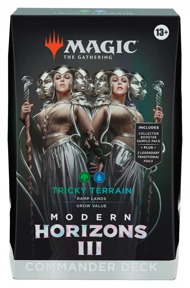 Karetní hra Magic: The Gathering Modern Horizons 3 - Tricky Terrain Commander Deck