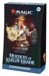 Karetní hra Magic: The Gathering Murders at Karlov Manor - Blame Game Commander Deck