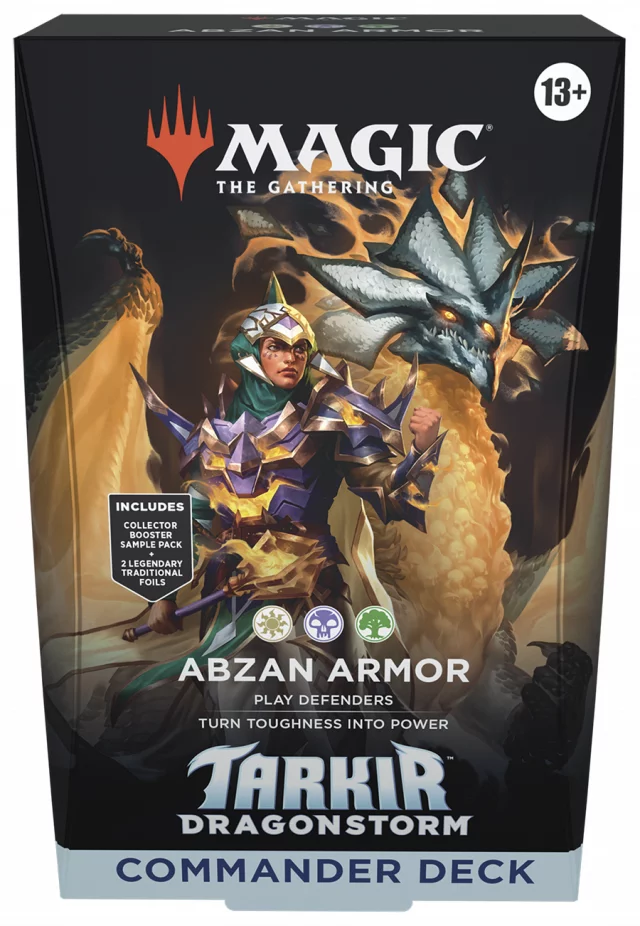 Karetní hra Magic: The Gathering Tarkir: Dragonstorm - Abzan Armor Commander Deck