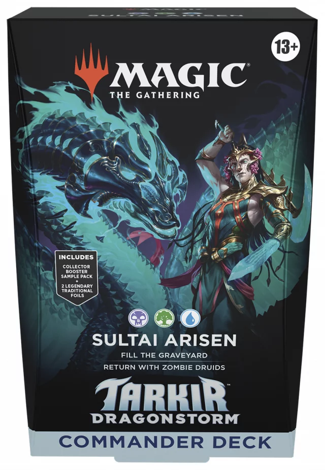 Karetní hra Magic: The Gathering Tarkir: Dragonstorm - Sultai Arisen Commander Deck