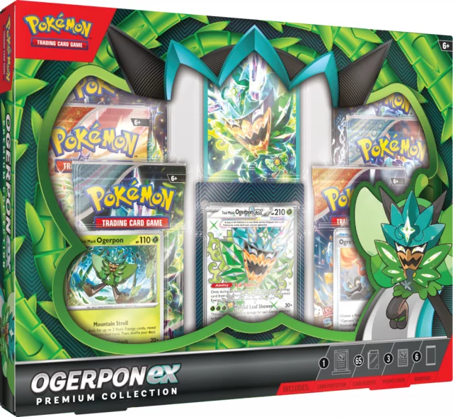 Karetní hra Pokémon TCG - Ogerpon ex Premium Collection