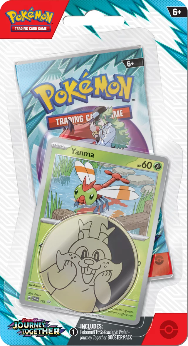 Karetní hra Pokémon TCG: Scarlet & Violet - Journey Together Checklane Blister booster (Yanma)