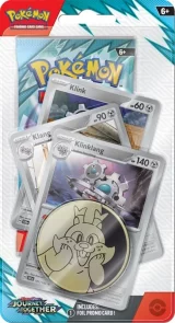 Karetní hra Pokémon TCG: Scarlet & Violet - Journey Together Premium Checklane Blister booster (Klinklang)