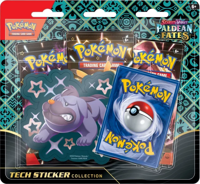 Karetní hra Pokémon TCG: Scarlet & Violet - Paldean Fates Tech Sticker Collection: Maschiff