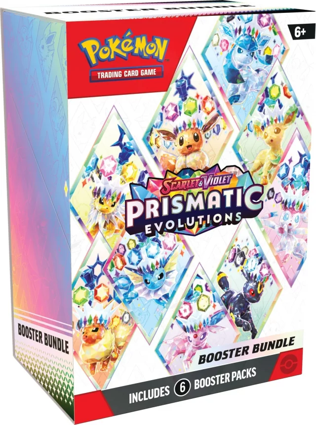 Karetní hra Pokémon TCG: Scarlet & Violet Prismatic Evolutions - Booster Bundle (6 boosterů)