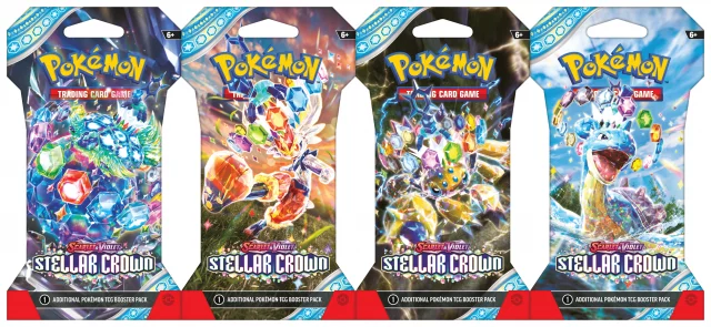 Karetní hra Pokémon TCG: Scarlet & Violet - Stellar Crown 1 Blister Booster (10 karet)