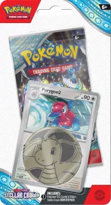 Karetní hra Pokémon TCG: Scarlet & Violet - Stellar Crown Checklane Blister booster (Porygon2)