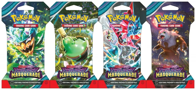 Karetní hra Pokémon TCG: Scarlet & Violet - Twilight Masquerade 1 Blister Booster (10 karet)