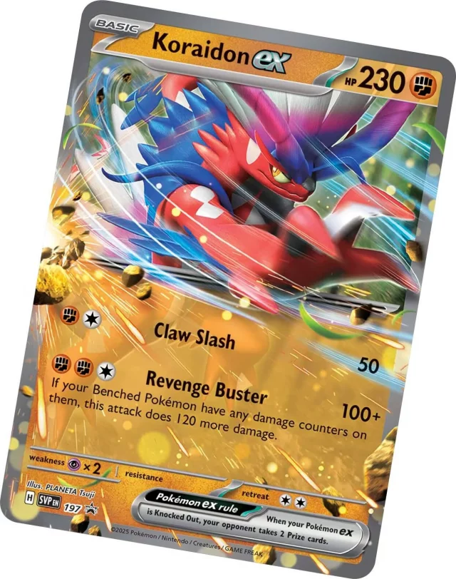 Karetní hra Pokémon TCG - Slashing Legends Tin Koraidon ex