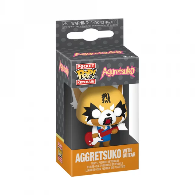 Klíčenka Aggretsuko - Aggretsuko with Guitar (Funko)