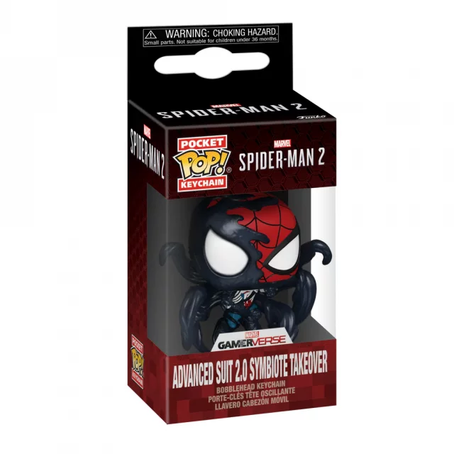 Klíčenka Spider-Man 2 - Advanced Suit 2.0 Symbiote Takeover (Funko)