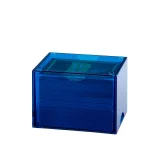 Krabička na karty Dragon Shield - Clear Blue (Strongbox 100+) - Sběratelská karetní hra TCG