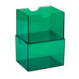 Krabička na karty Dragon Shield - Clear Green (Strongbox 100+) - Krabičky na karty