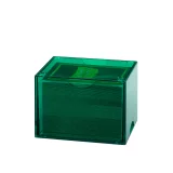 Krabička na karty Dragon Shield - Clear Green (Strongbox 100+) - Sběratelská karetní hra TCG