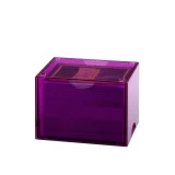 Krabička na karty Dragon Shield - Clear Purple (Strongbox 100+) - Sběratelská karetní hra TCG