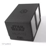 Krabička na karty Gamegenic -  Star Wars: Unlimited Double Deck Pod Black